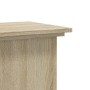 Soportes de plantas madera ingeniería roble Sonoma 33x33x60 cm de , Soportes para macetas - Ref: Foro24-852962, Precio: 52,20...