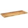 Rechteckiger Tisch aus grobem Mangoholz, 90x40x3,8 cm. von , Tischplatten - Ref: Foro24-371384, Preis: 51,51 €, Rabatt: %