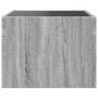 Coffee table with Infinity LED gray Sonoma 40x40x30 cm by , Nightstands - Ref: Foro24-3284075, Price: 71,77 €, Discount: %