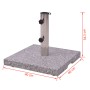 Granite parasol foot, square 20 Kg by vidaXL, Umbrella bases - Ref: Foro24-40818, Price: 61,99 €, Discount: %