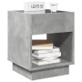 Bedside table with Infinity LED gray concrete 40x40x50 cm by , Nightstands - Ref: Foro24-3284080, Price: 78,03 €, Discount: %