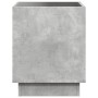 Bedside table with Infinity LED gray concrete 40x40x50 cm by , Nightstands - Ref: Foro24-3284080, Price: 78,03 €, Discount: %