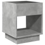 Bedside table with Infinity LED gray concrete 40x40x50 cm by , Nightstands - Ref: Foro24-3284080, Price: 78,03 €, Discount: %