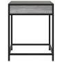 Coffee table with Infinity LED gray Sonoma 40x40x51 cm by , Nightstands - Ref: Foro24-3284094, Price: 75,85 €, Discount: %