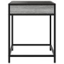 Coffee table with Infinity LED gray Sonoma 40x40x51 cm by , Nightstands - Ref: Foro24-3284094, Price: 75,85 €, Discount: %