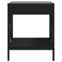 Bedside table with Infinity LED black 40x40x49 cm by , Nightstands - Ref: Foro24-3284096, Price: 75,17 €, Discount: %