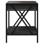 Bedside table with Infinity LED black 40x40x49 cm by , Nightstands - Ref: Foro24-3284096, Price: 75,17 €, Discount: %