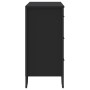 Cómoda madera de ingeniería negro 91x35,5x74,5 cm de , Cajoneras - Ref: Foro24-3295302, Precio: 168,53 €, Descuento: %