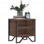 Bedside tables 2 units engineered wood brown oak 40x30x40 cm by , Nightstands - Ref: Foro24-848503, Price: 58,08 €, Discount: %