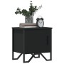 Bedside tables 2 units plywood black 40x30x40 cm by , Nightstands - Ref: Foro24-848515, Price: 60,19 €, Discount: %