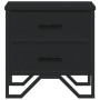 Bedside tables 2 units plywood black 40x30x40 cm by , Nightstands - Ref: Foro24-848515, Price: 60,19 €, Discount: %