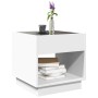 Coffee table with Infinity LED white 40x40x50 cm by , Coffee table - Ref: Foro24-847644, Price: 80,54 €, Discount: %