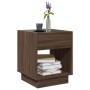 Coffee table with Infinity LED brown oak 40x40x50 cm by , Coffee table - Ref: Foro24-847650, Price: 80,54 €, Discount: %