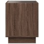 Coffee table with Infinity LED brown oak 40x40x50 cm by , Coffee table - Ref: Foro24-847650, Price: 80,54 €, Discount: %