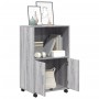 Engineered wood rolling cabinet in Sonoma gray, 55x40x91 cm. by , Sideboards - Ref: Foro24-853187, Price: 69,21 €, Discount: %