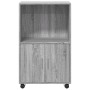 Armario con ruedas madera de ingeniería gris Sonoma 55x40x91 cm de , Aparadores - Ref: Foro24-853187, Precio: 69,21 €, Descue...