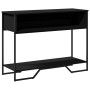 Mesa consola madera de ingeniería negra 100x35x74,5 cm de , Mesas auxiliares - Ref: Foro24-848529, Precio: 62,69 €, Descuento: %