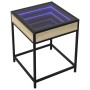 Coffee table with Infinity LED Sonoma oak 40x40x51 cm by , Coffee table - Ref: Foro24-847673, Price: 73,99 €, Discount: %