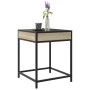 Coffee table with Infinity LED Sonoma oak 40x40x51 cm by , Coffee table - Ref: Foro24-847673, Price: 73,99 €, Discount: %