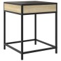 Coffee table with Infinity LED Sonoma oak 40x40x51 cm by , Coffee table - Ref: Foro24-847673, Price: 73,99 €, Discount: %