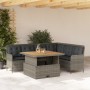 Gartensofa-Set mit Kissen, 2-teilig, aus grauem Kunststoffrattan. von , Gartensets - Ref: Foro24-3262084, Preis: 523,88 €, Ra...