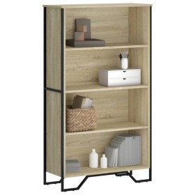 Engineered wood bookshelf Sonoma oak 80x31x137.5 cm by , Bookcases and shelves - Ref: Foro24-848630, Price: 89,99 €, Discount: %