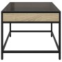 Coffee table with Infinity LED Sonoma oak 50x50x41 cm by , Coffee table - Ref: Foro24-847678, Price: 82,47 €, Discount: %