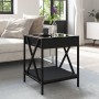 Bedside table with Infinity LED black 40x40x49 cm by , Coffee table - Ref: Foro24-847692, Price: 75,17 €, Discount: %