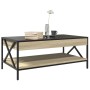 Coffee table with Infinity LED Sonoma oak 90x50x38 cm by , Coffee table - Ref: Foro24-847708, Price: 117,87 €, Discount: %