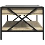 Coffee table with Infinity LED Sonoma oak 90x50x38 cm by , Coffee table - Ref: Foro24-847708, Price: 117,87 €, Discount: %