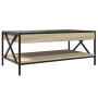 Coffee table with Infinity LED Sonoma oak 90x50x38 cm by , Coffee table - Ref: Foro24-847708, Price: 117,87 €, Discount: %