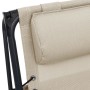 Folding chairs 2 units cream textilene by vidaXL, Loungers - Ref: Foro24-312472, Price: 165,76 €, Discount: %