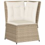 Garden furniture set 4 pieces with beige synthetic rattan cushions by , Garden sets - Ref: Foro24-3262148, Price: 645,05 €, D...