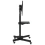 TV stand with wheels for 32-70'' screens. Max VESA 600x400mm. Supports up to 50kg. by , Monitor and TV stands - Ref: Foro24-3...