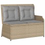 Set muebles de jardín 5 pzas con cojines ratán sintético beige de , Conjuntos de jardín - Ref: Foro24-3262473, Precio: 738,32...