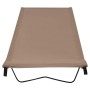 Camas de camping 2 uds tela Oxford y acero taupé 180x60x19 cm de vidaXL, Catres - Ref: Foro24-312487, Precio: 50,84 €, Descue...