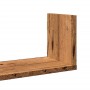 Wall shelves 3 units aged engineered wood 58x18x18cm by , Shelves and shelves - Ref: Foro24-853288, Price: 30,64 €, Discount: %