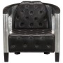 Sillón de aviador de cuero auténtico negro de , Sillones - Ref: Foro24-247795, Precio: 554,33 €, Descuento: %