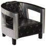 Sillón de aviador de cuero auténtico negro de , Sillones - Ref: Foro24-247795, Precio: 554,33 €, Descuento: %