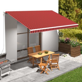 Orange and brown canvas awning 500x300 cm by , Awnings - Ref: Foro24-145726, Price: 67,80 €, Discount: %