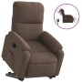 Electric reclining and lifting armchair in brown microfiber fabric. by , Armchairs - Ref: Foro24-3204942, Price: 312,62 €, Di...