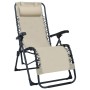 Folding chairs 2 units cream textilene by vidaXL, Loungers - Ref: Foro24-312464, Price: 156,99 €, Discount: %