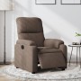 Electric reclining armchair in brown microfiber fabric by , Armchairs - Ref: Foro24-3204914, Price: 247,17 €, Discount: %