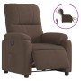 Electric reclining armchair in brown microfiber fabric by , Armchairs - Ref: Foro24-3204914, Price: 247,17 €, Discount: %