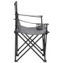 Silla de camping plegable de 2 plazas acero y tela gris de vidaXL, Mobiliario de camping - Ref: Foro24-313540, Precio: 47,87 ...