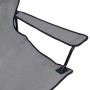 Silla de camping plegable de 2 plazas acero y tela gris de vidaXL, Mobiliario de camping - Ref: Foro24-313540, Precio: 47,87 ...