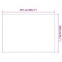 Toldo vertical blanco 200x270 cm tela oxford de vidaXL, Sombrillas - Ref: Foro24-148178, Precio: 37,55 €, Descuento: %