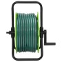 Hose reel stand with a set of green PVC fittings 0.5" 30 m by , Garden hose holder - Ref: Foro24-3281518, Price: 47,87 €, Dis...