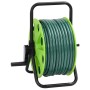 Carrete de manguera de pie con set racores PVC verde 0,5" 30 m de , Soporte de manguera de jardín - Ref: Foro24-3281518, Prec...