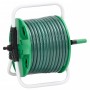 Green PVC hose reel with 0.75" 20m PVC fittings set. by , Garden hose holder - Ref: Foro24-3281513, Price: 47,88 €, Discount: %